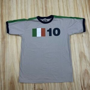 WES and WILLY Boys Ireland #10 Jersey Style Short Sleeve T Shirt Youth Medium